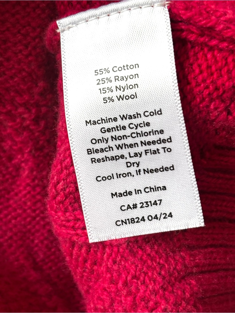 Talbots Cable Knit V-Neck Sweater Vest Fall Berry Size 1XP - Picture 5 of 5